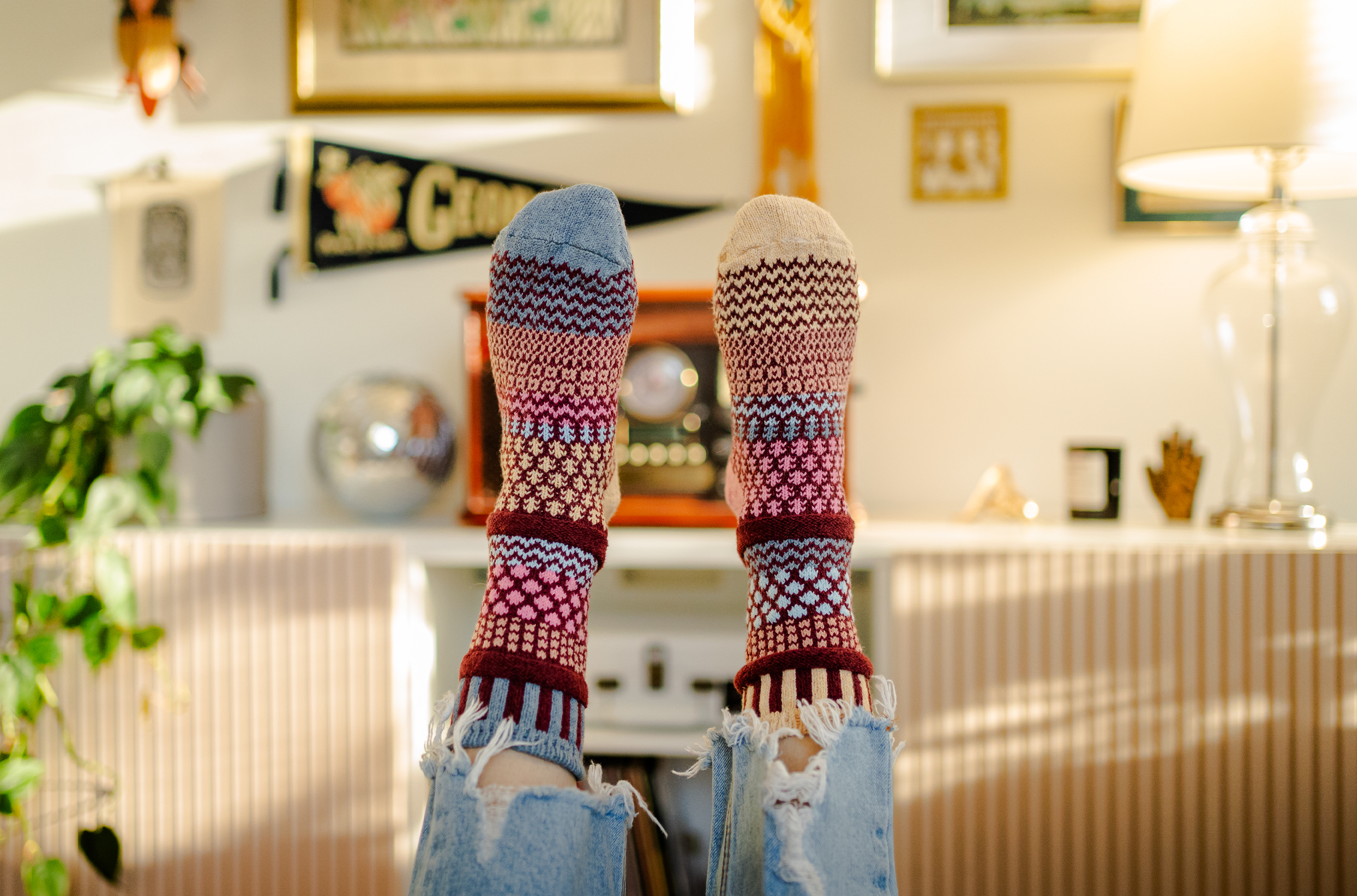 Larkspur Crew Socks