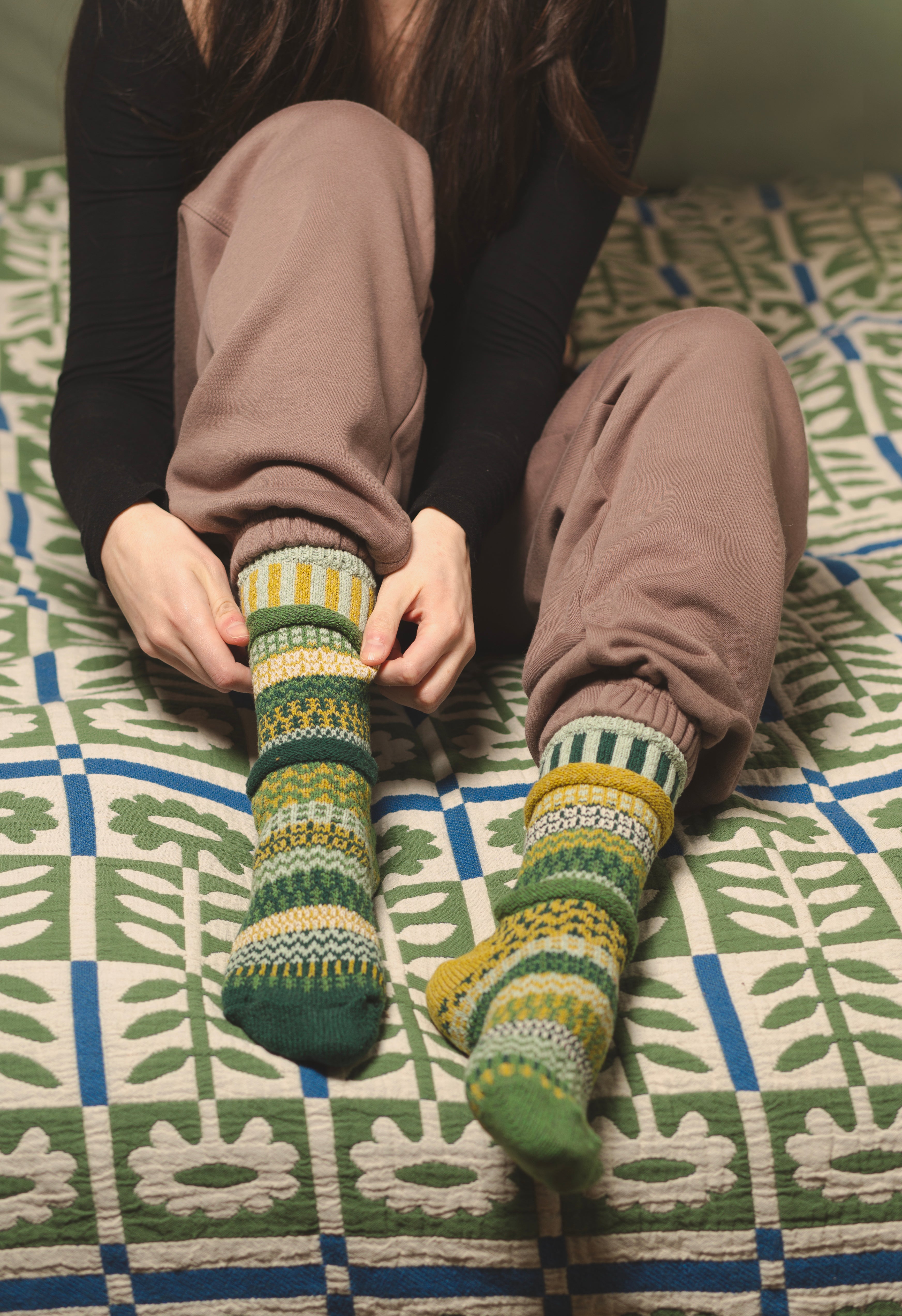 Fiddlehead Crew Socks