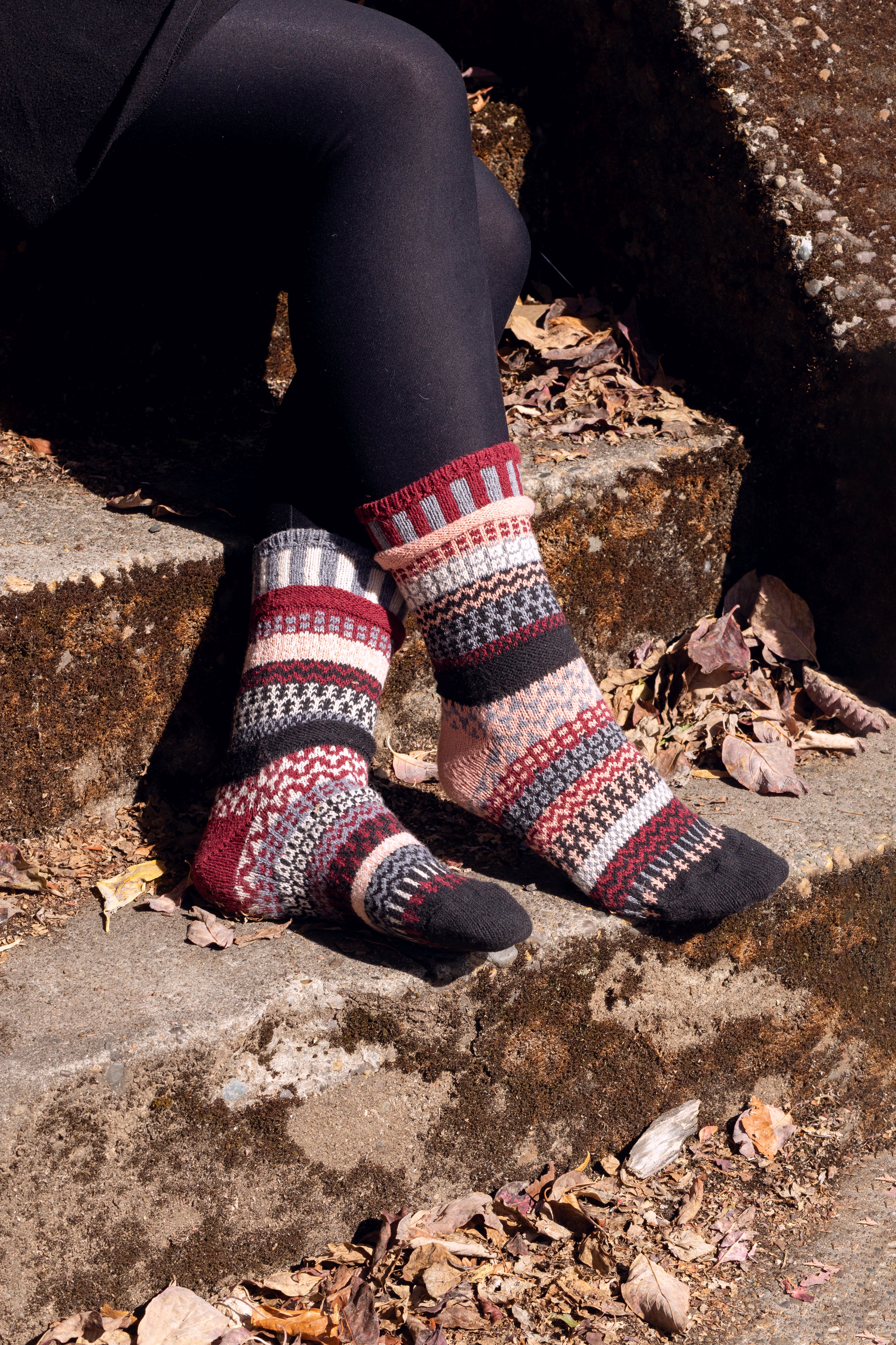 Rosewood Wool Socks