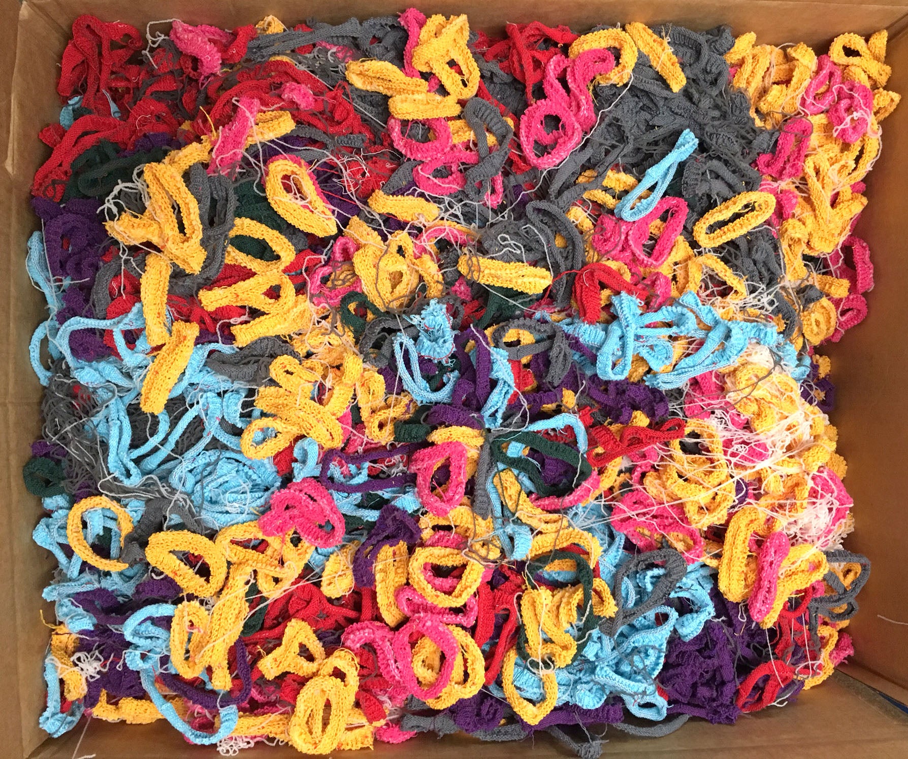 Colorful Sock Loops for Crafting